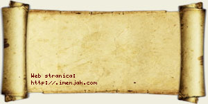 Jagoda Veljković vizit kartica